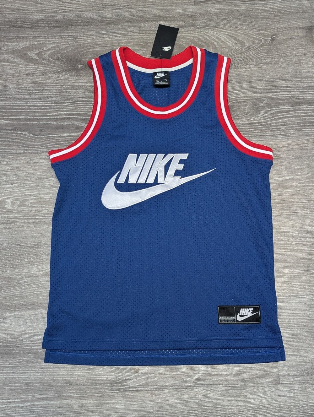 NIKE | futura graphic open mesh basketball jersey tank